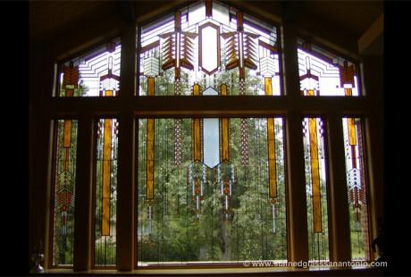 Frank Lloyd Wright Stained Glass Window San Antonio
