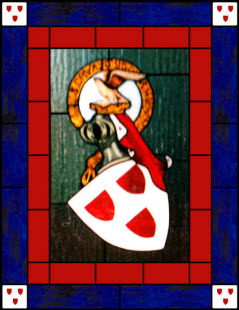family crests in stained glass