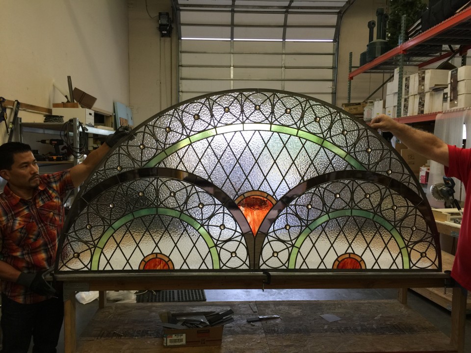 stained glass transom san antonio
