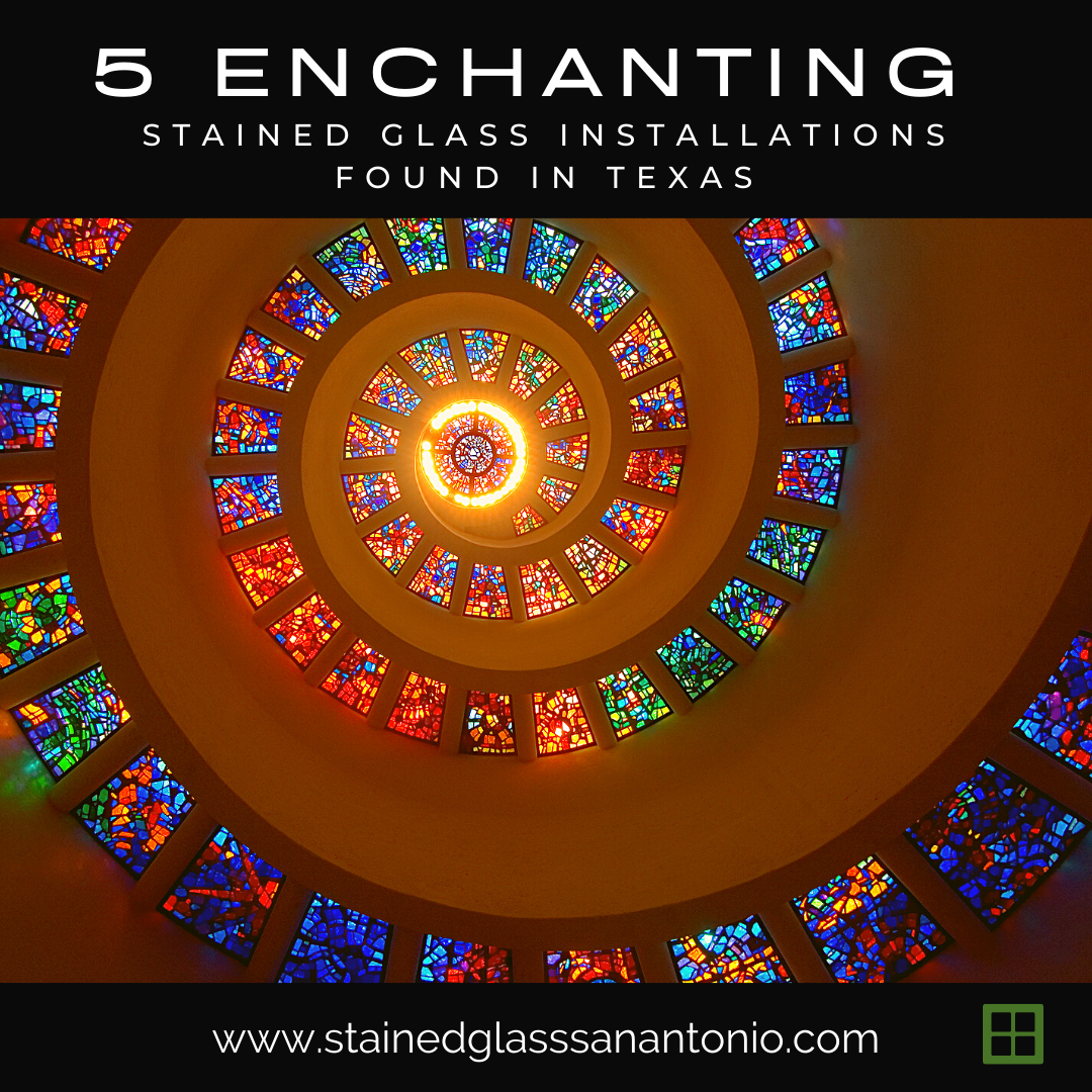 5 stained glass installations texas